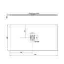 FLEXIA Duschwanne 150x80x3,5cm