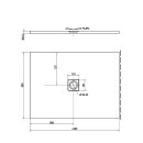 FLEXIA Duschwanne 120x90x3,5cm