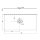 FLEXIA Gussmarmor-Duschwanne 150x70x3cm,