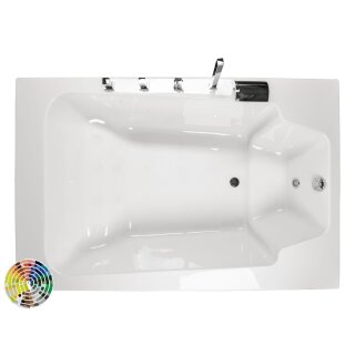 2-Personen-Badewanne Zenpool Model Milena, 190x120cm, RAL Farbe nach Wunsch