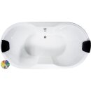 Ovale Badewanne Zenpool Model Hannah, 195x100cm, RAL...