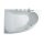 Raumspar-Badewanne Zenpool Model Amira, 180x130cm LINKS, RAL Farbe nach Wunsch