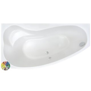 Raumspar-Badewanne Zenpool Model Marlene, 160x90cm LINKS, RAL Farbe nach Wunsch