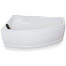 Raumspar-Badewanne Zenpool Model Marlene, 160x90cm LINKS, RAL Farbe nach Wunsch