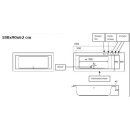 Rechteck-Whirlpool Zenpool Model Leandra, 180x90cm