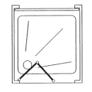mit Echtglas-Gleitklapptür