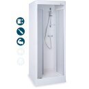 Grumbach Fertigdusche SOUVERÄN 80x80cm, Boiler und...