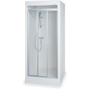 Grumbach Fertigdusche STANDARD PLUS 80x80cm, Pumpe möglich