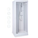 Grumbach Fertigdusche STANDARD 80x80cm, Boiler und Pumpe...