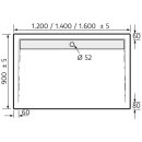 HSK ACRYL-DUSCHWANNE 90x140cm, super-flach