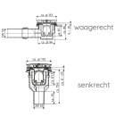 HSK ACRYL-DUSCHWANNE 80x120cm, plan